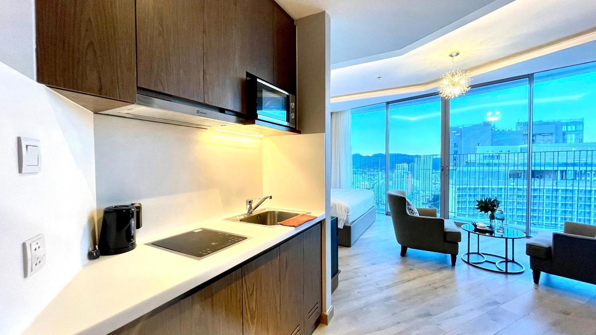Panorama Ocean View Luxury Apartment Nha Trang Exteriör bild